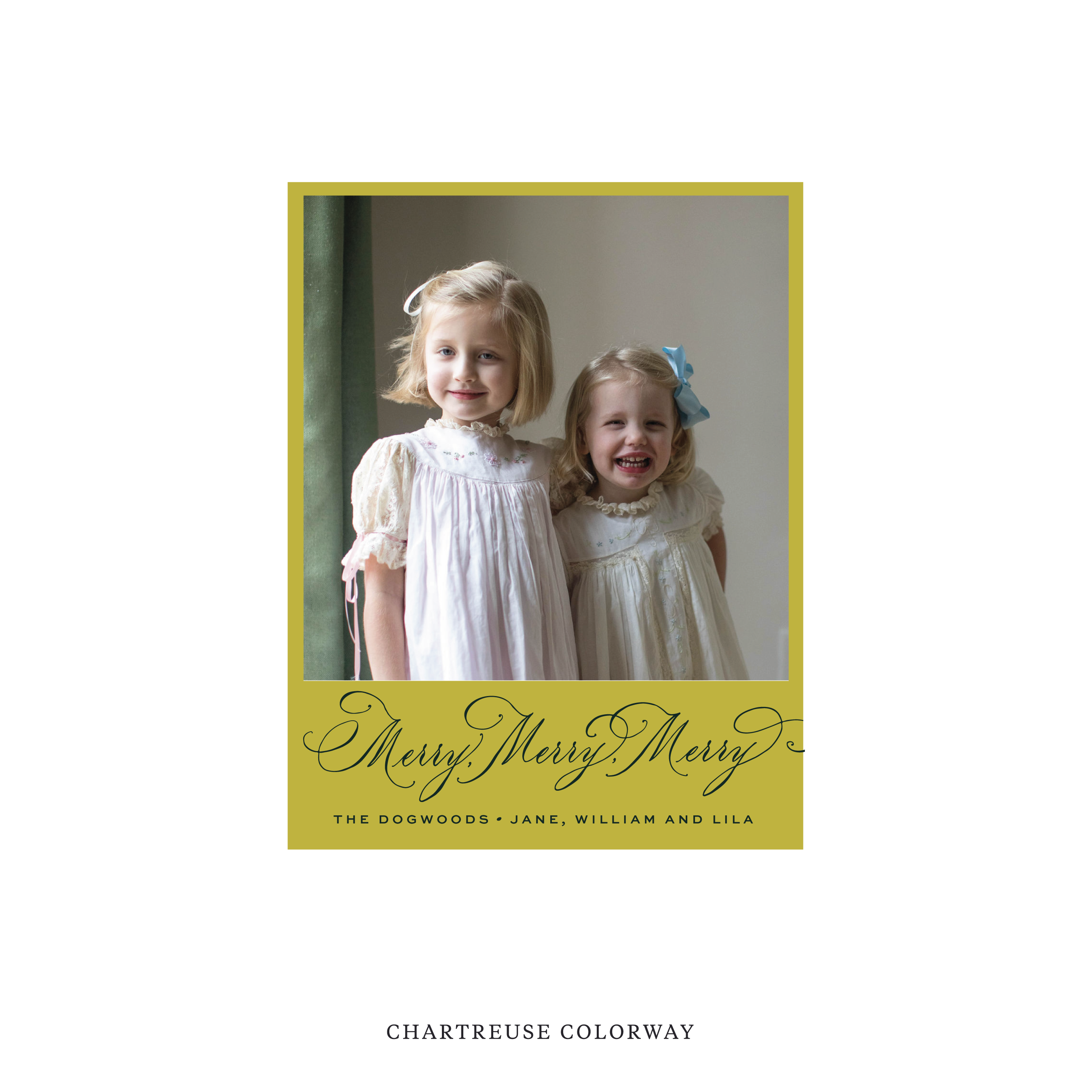 Ludlow Classic Flat Print Holiday Card, Small II