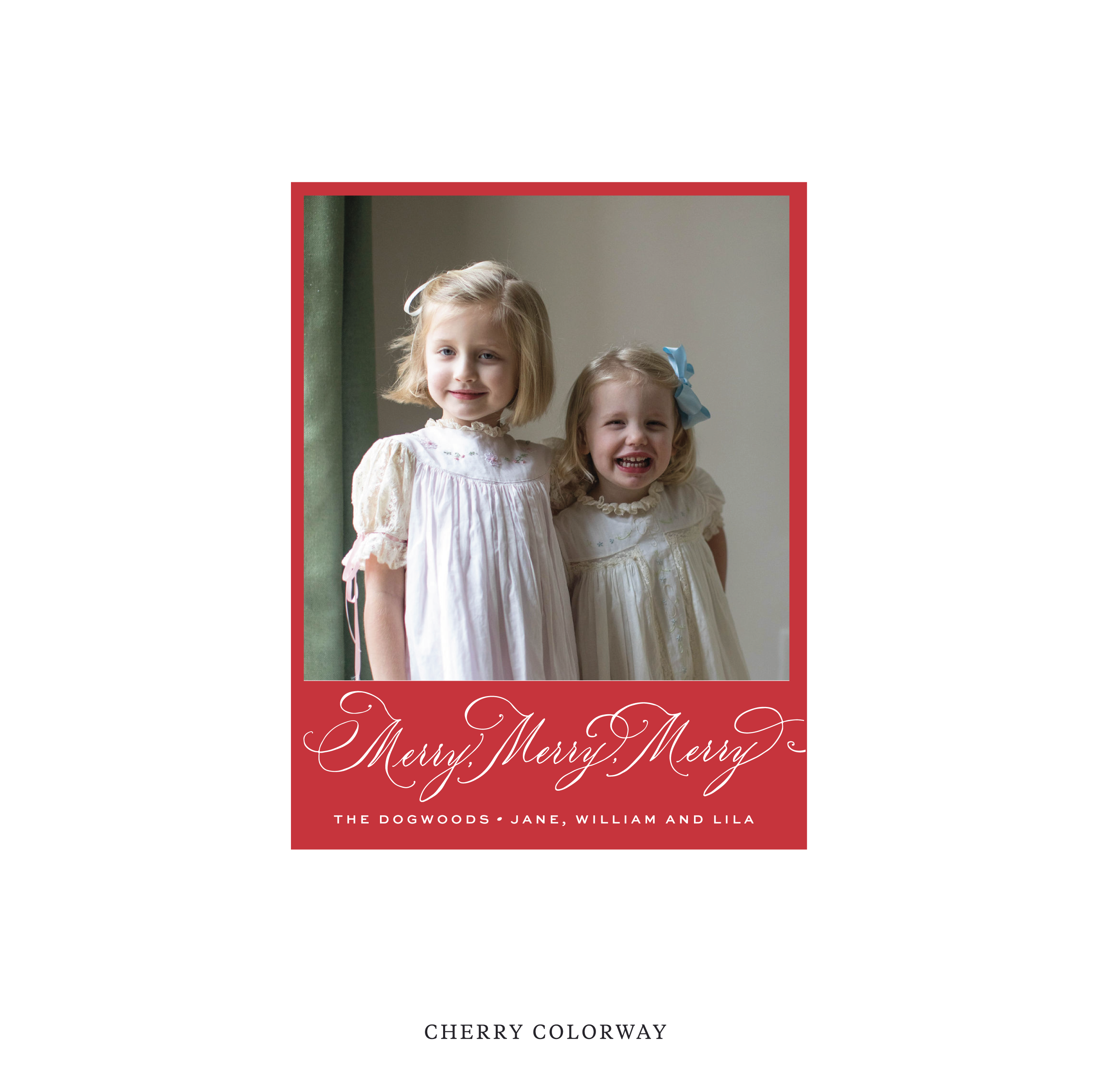 Ludlow Classic Flat Print Holiday Card, Small II