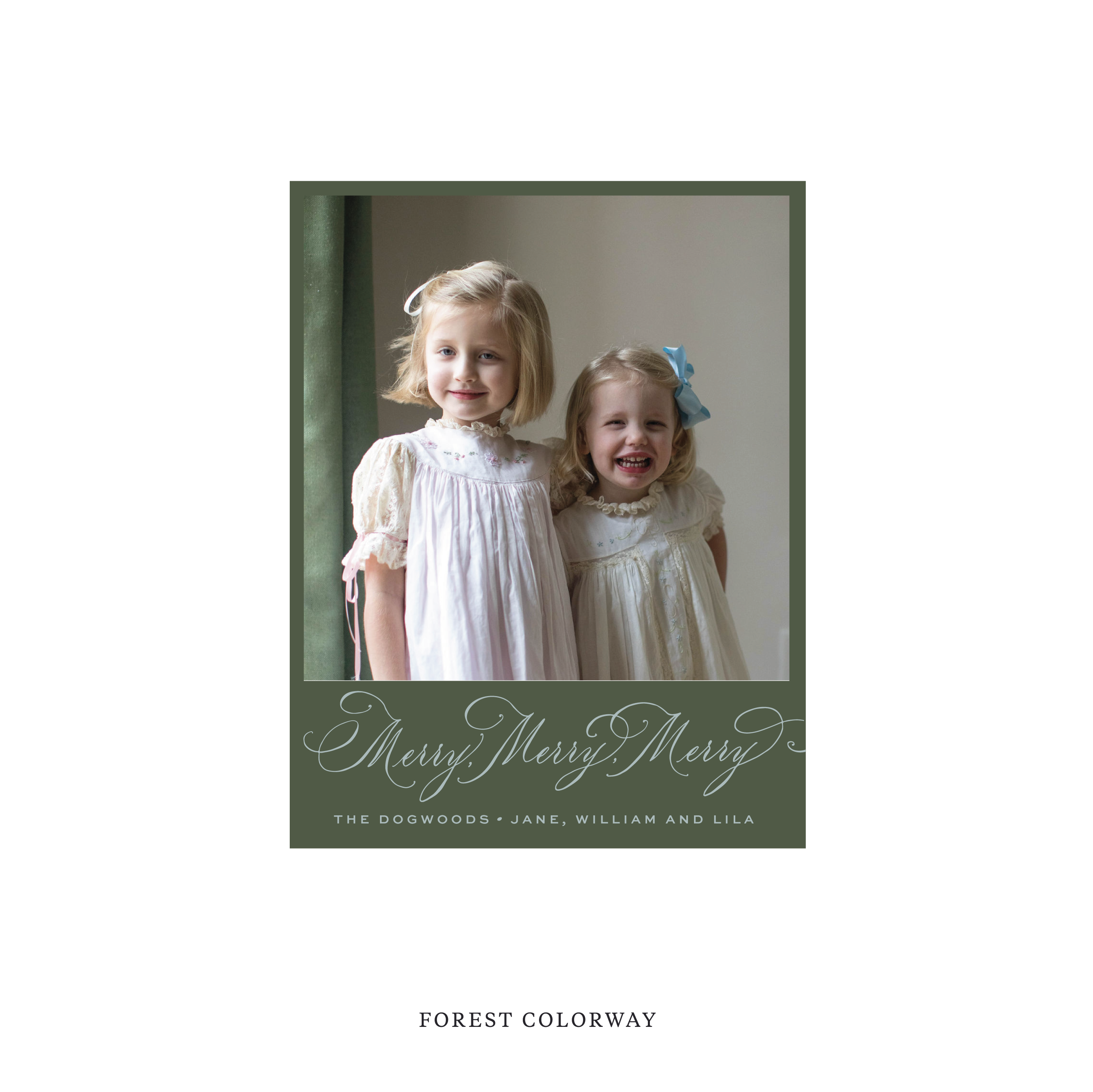 Ludlow Classic Flat Print Holiday Card, Small II
