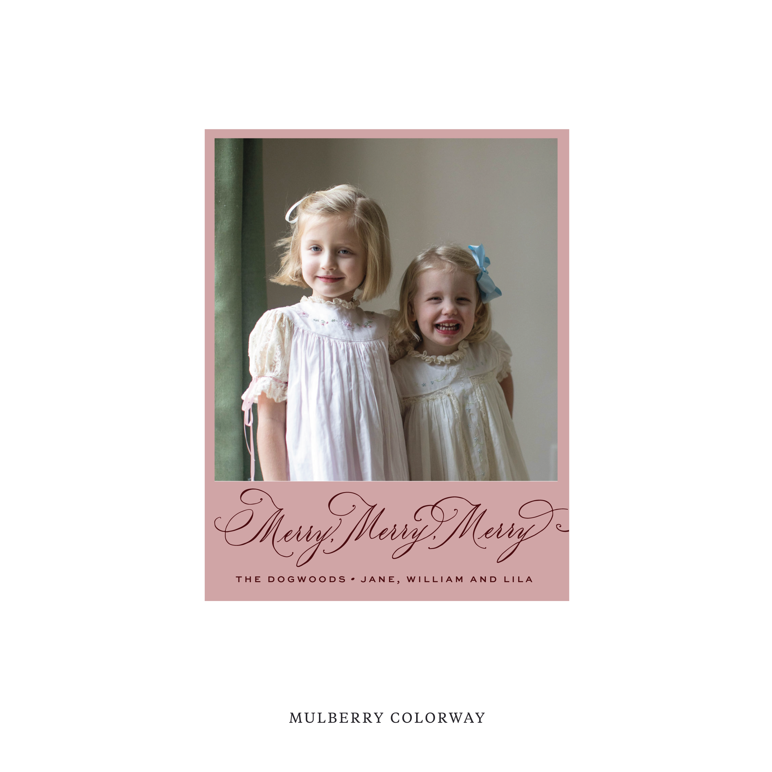 Ludlow Classic Flat Print Holiday Card, Small II