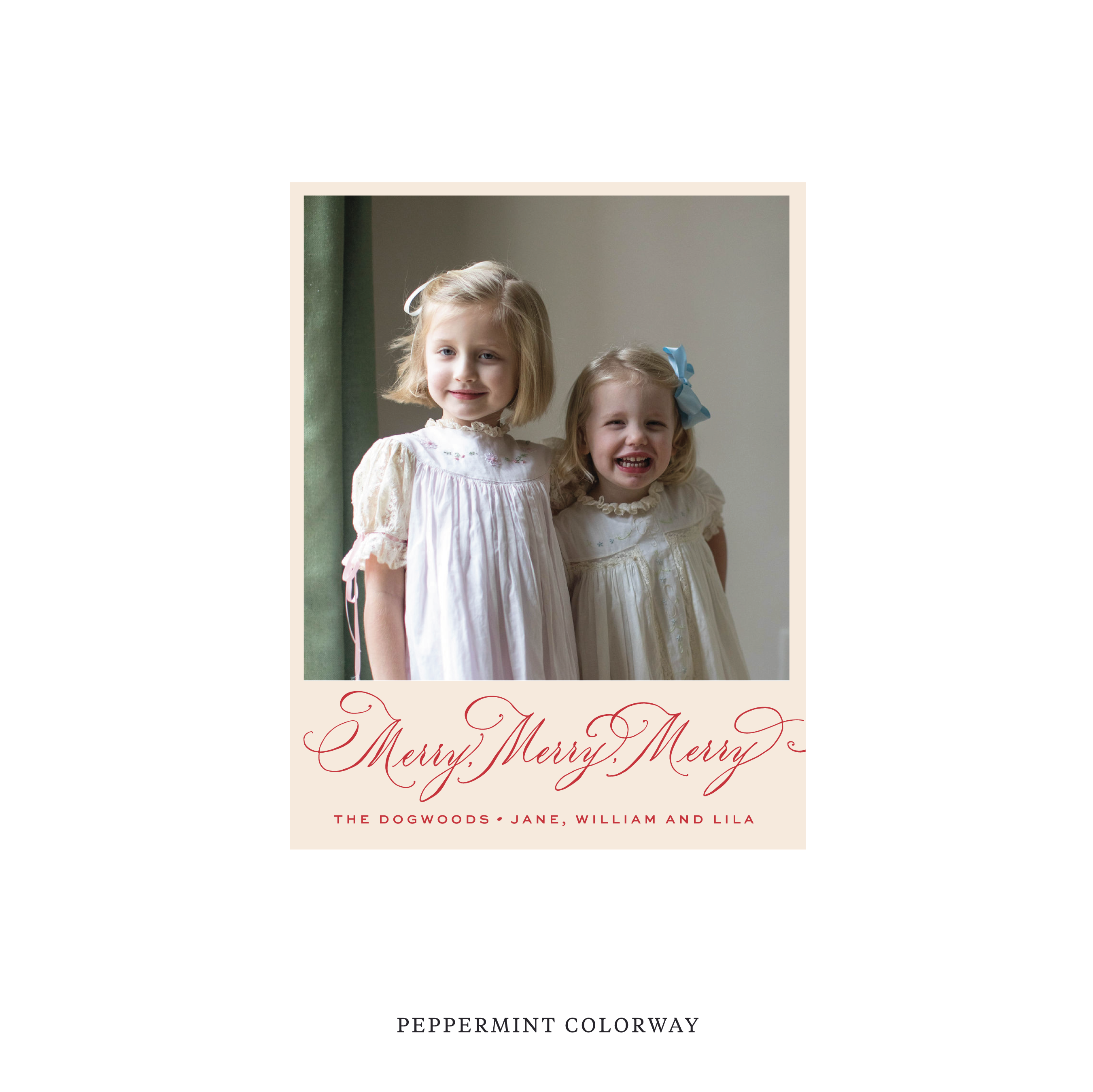 Ludlow Classic Flat Print Holiday Card, Small II