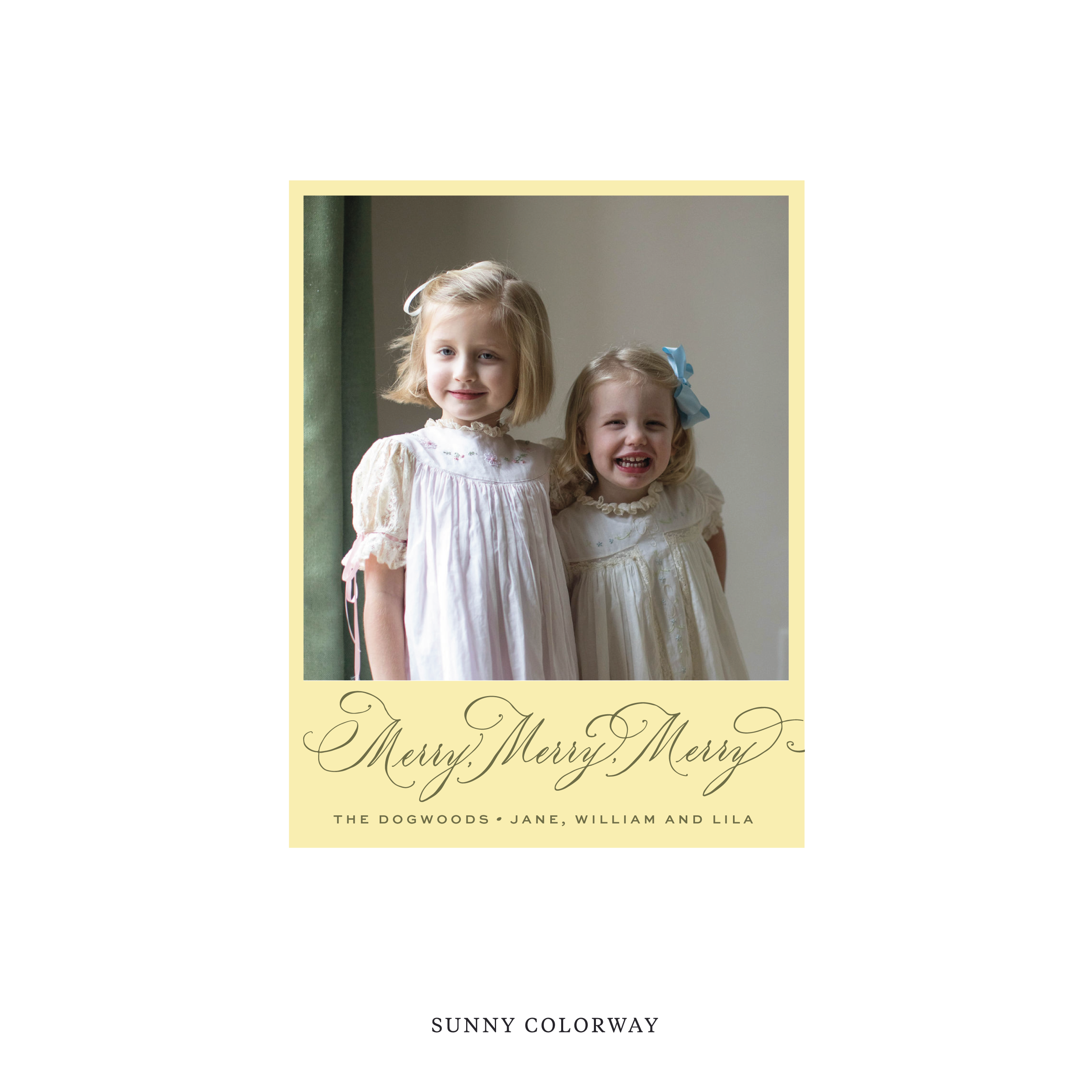 Ludlow Classic Flat Print Holiday Card, Small II