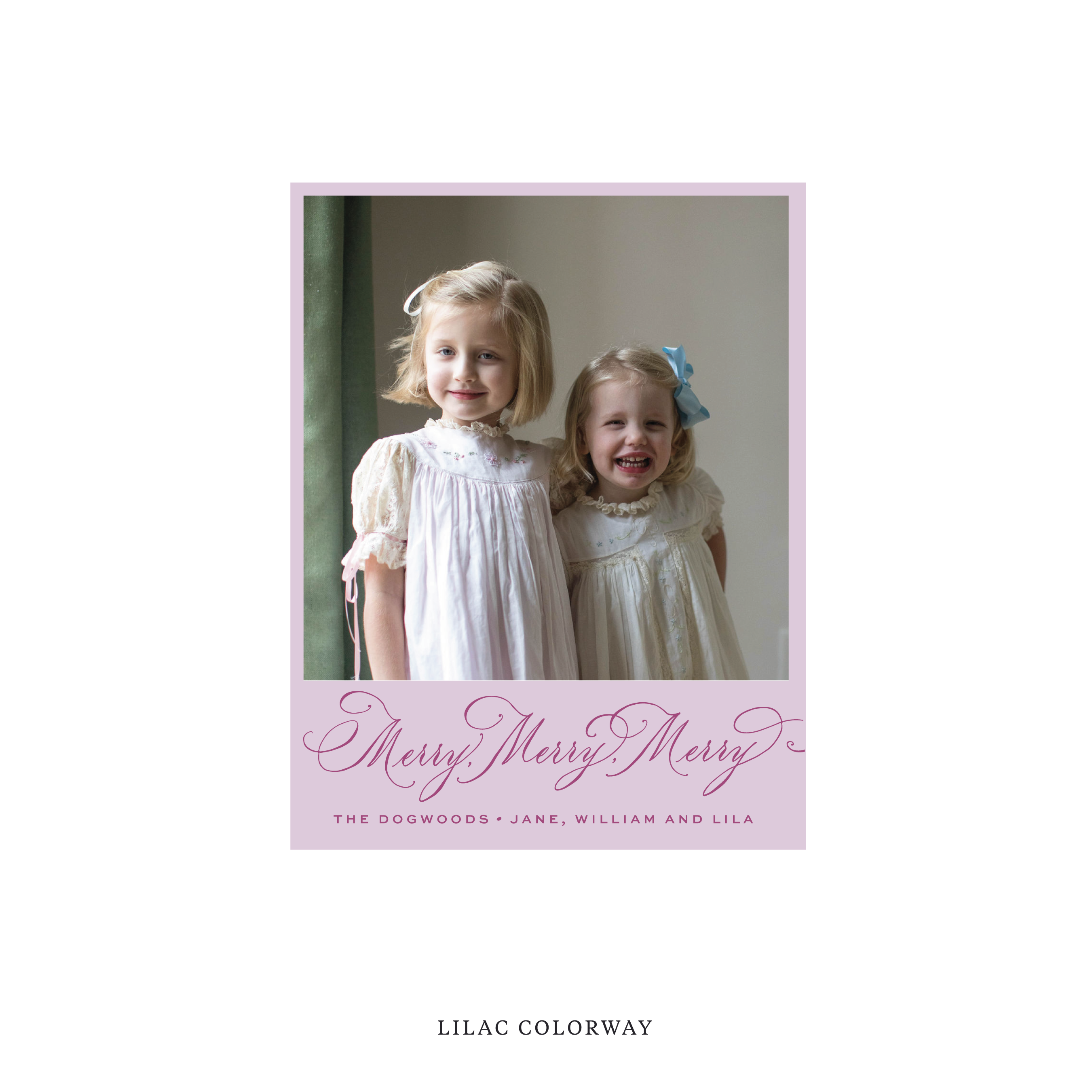 Ludlow Classic Flat Print Holiday Card, Small II