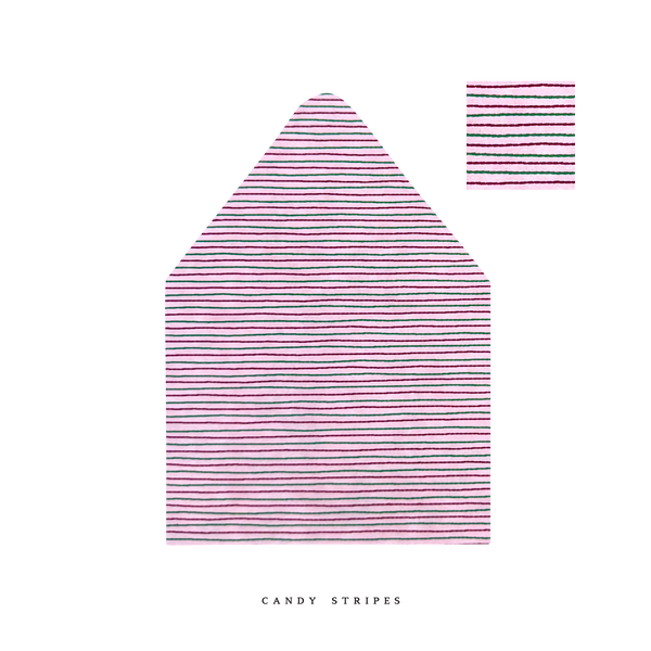 The Candy Stripe Luxe Envelope Liner