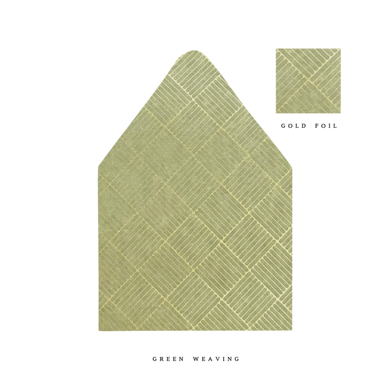 The Green Weaving Luxe Envelope Liner
