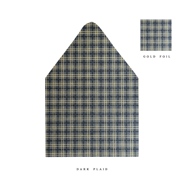 The Dark Plaid Luxe Envelope Liner