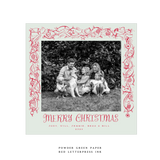 Mabel Letterpress Large Square Holiday Card