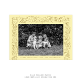 Mabel 1-Color Engraved Medium Holiday Card