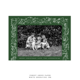 Mabel 1-Color Engraved Medium Holiday Card