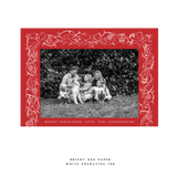 Mabel 1-Color Engraved Medium Holiday Card