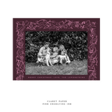 Mabel 1-Color Engraved Medium Holiday Card