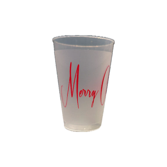 Merry Christmas 14oz Shatterproof Cups