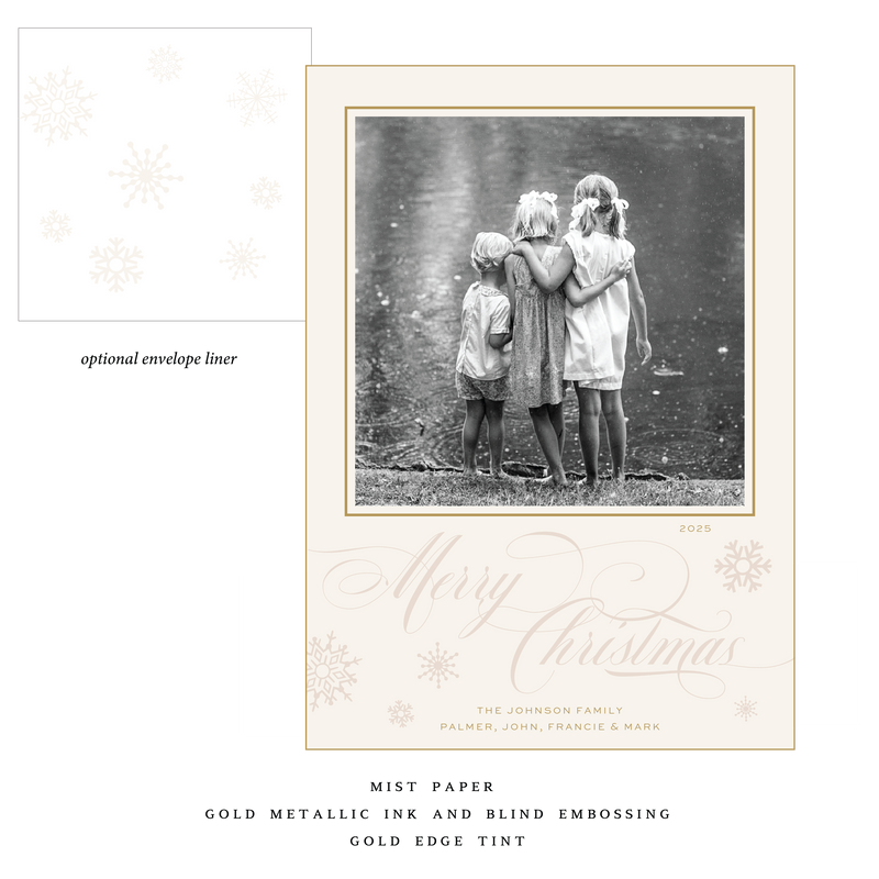 Halley Medium Luxe Holiday Card