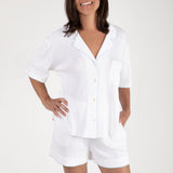 Liza Pointelle Cotton Short Pajamas