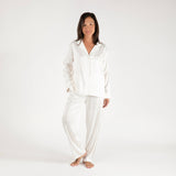 Birdie Satin Long Pajamas