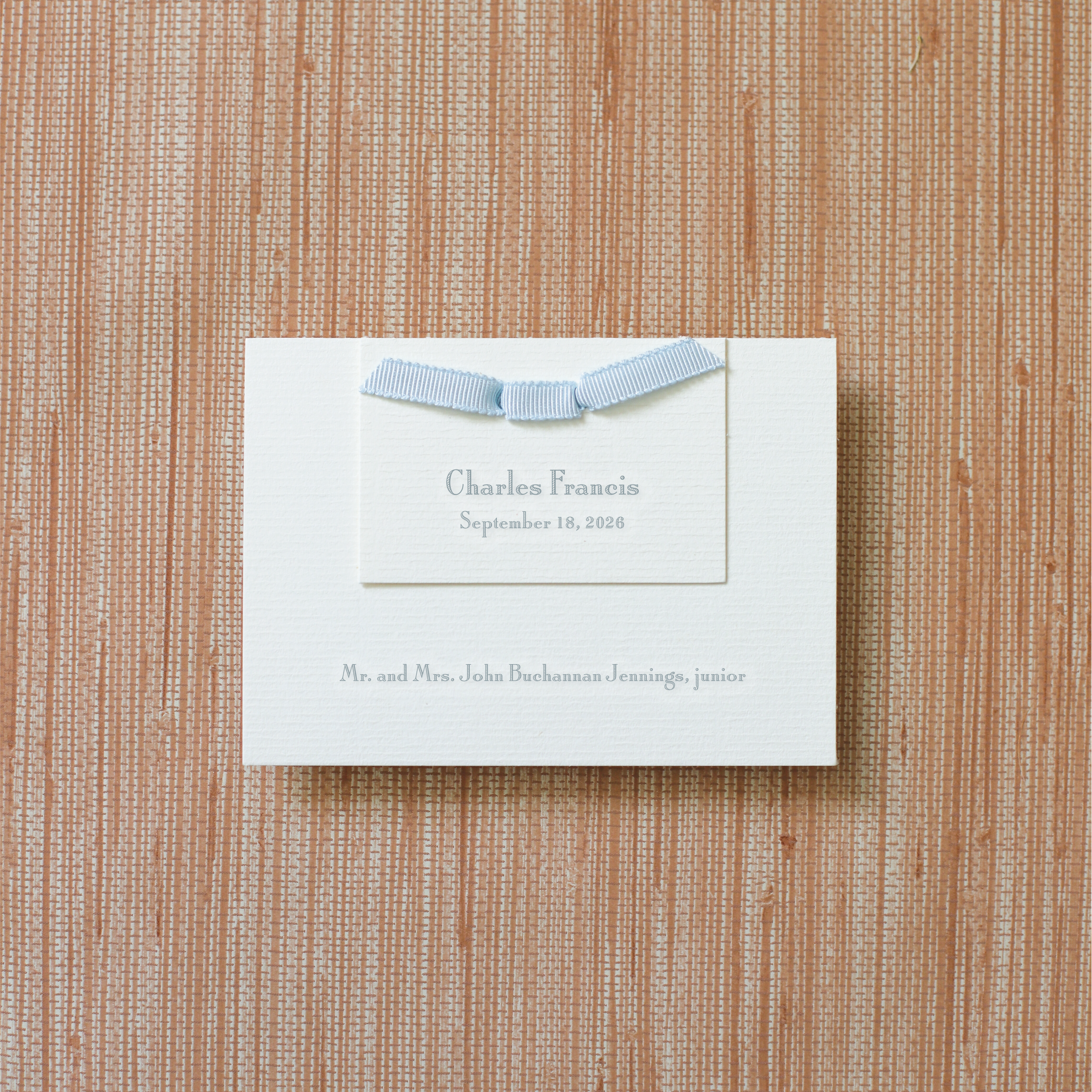Cambridge Layered Birth Announcement