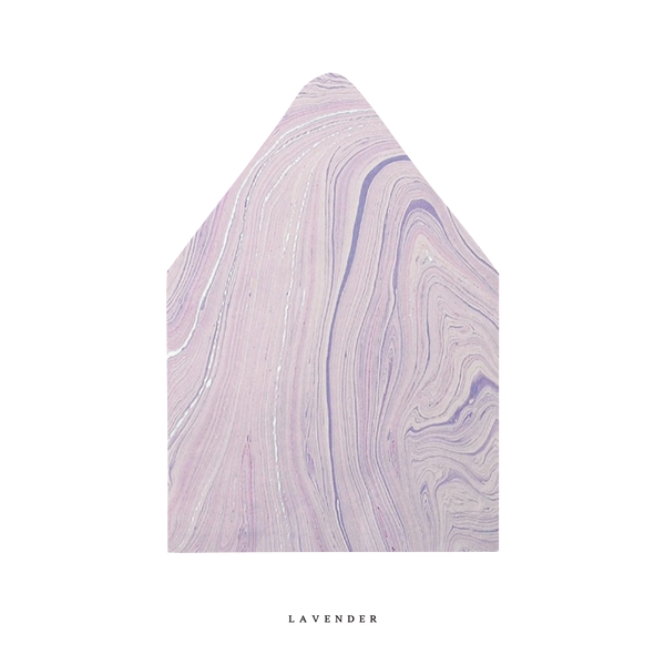 The Lavender Marble Luxe Envelope Liner