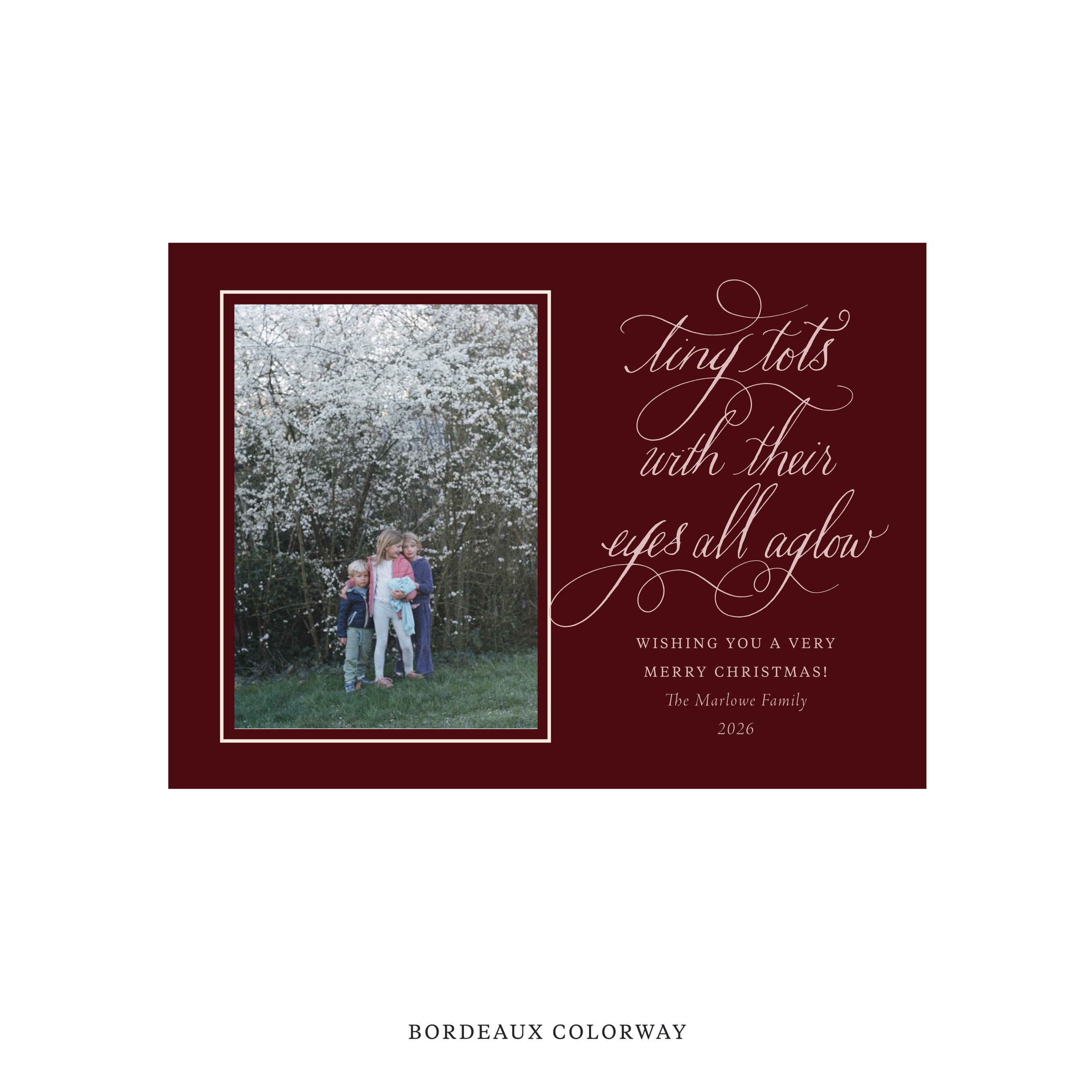 Bexley Classic Flat Print Holiday Card, Medium