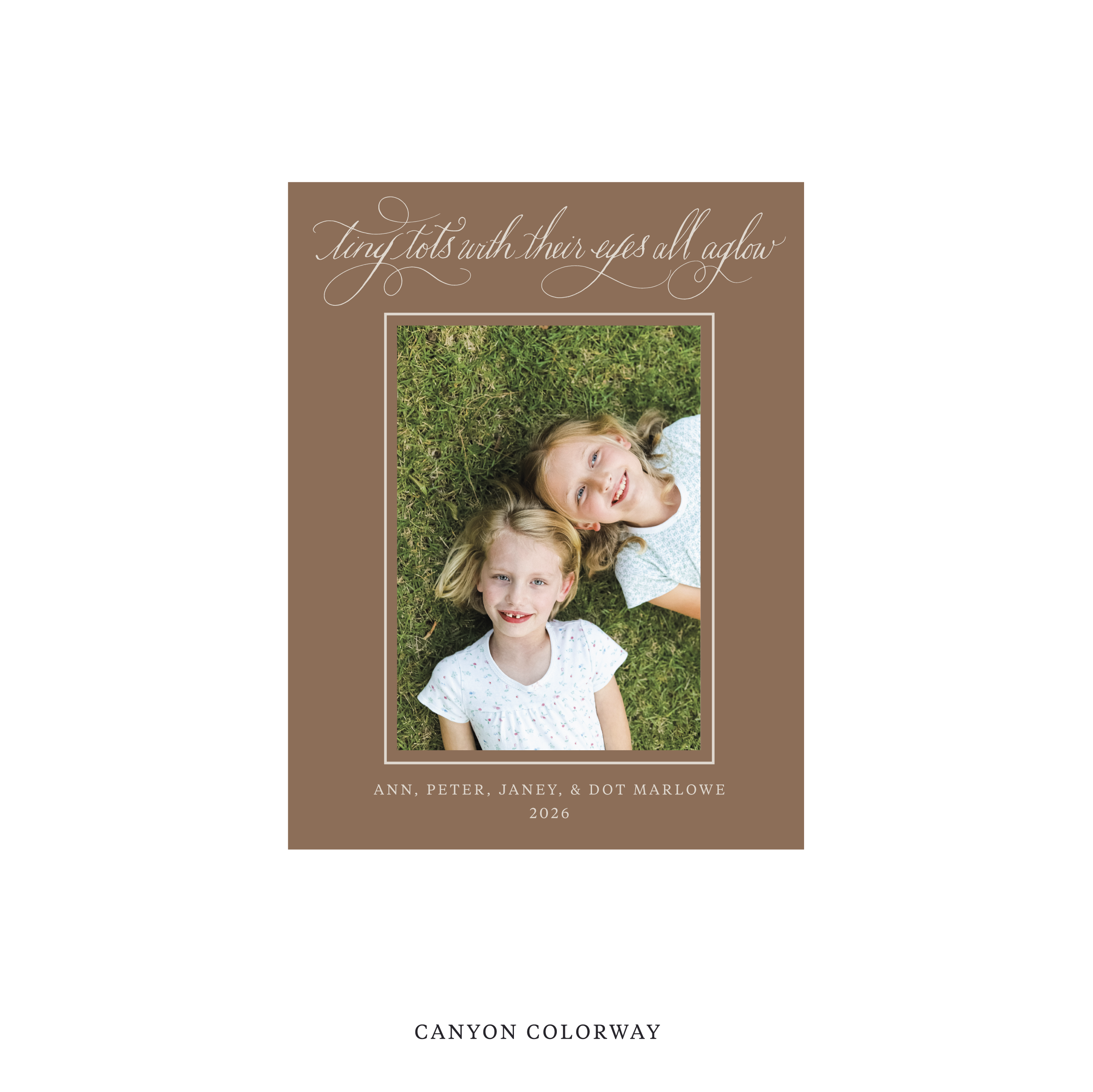 Bexley Classic Flat Print Holiday Card, Small