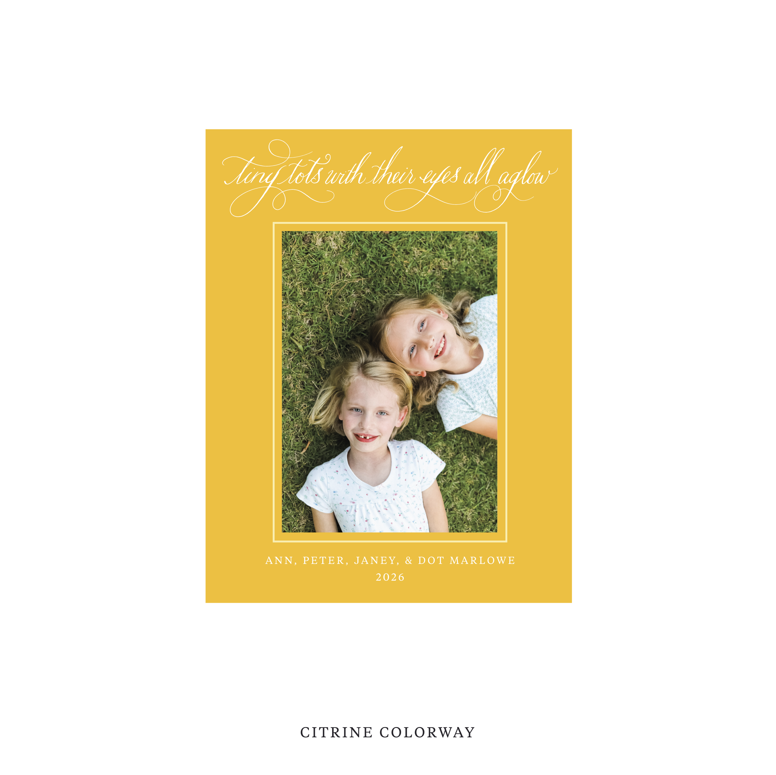 Bexley Classic Flat Print Holiday Card, Small