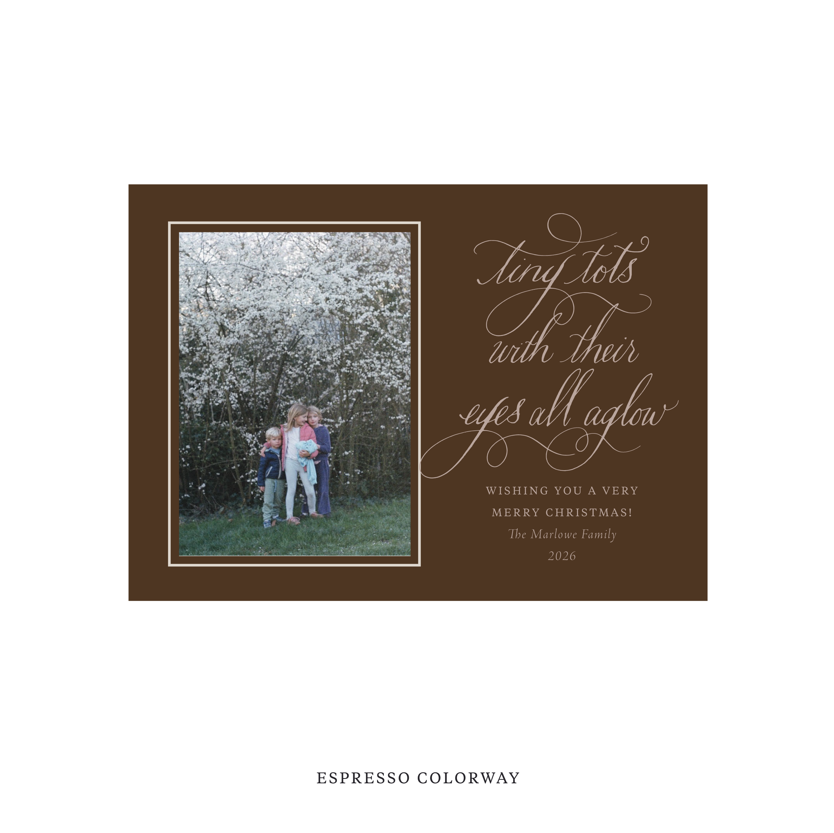 Bexley Classic Flat Print Holiday Card, Medium