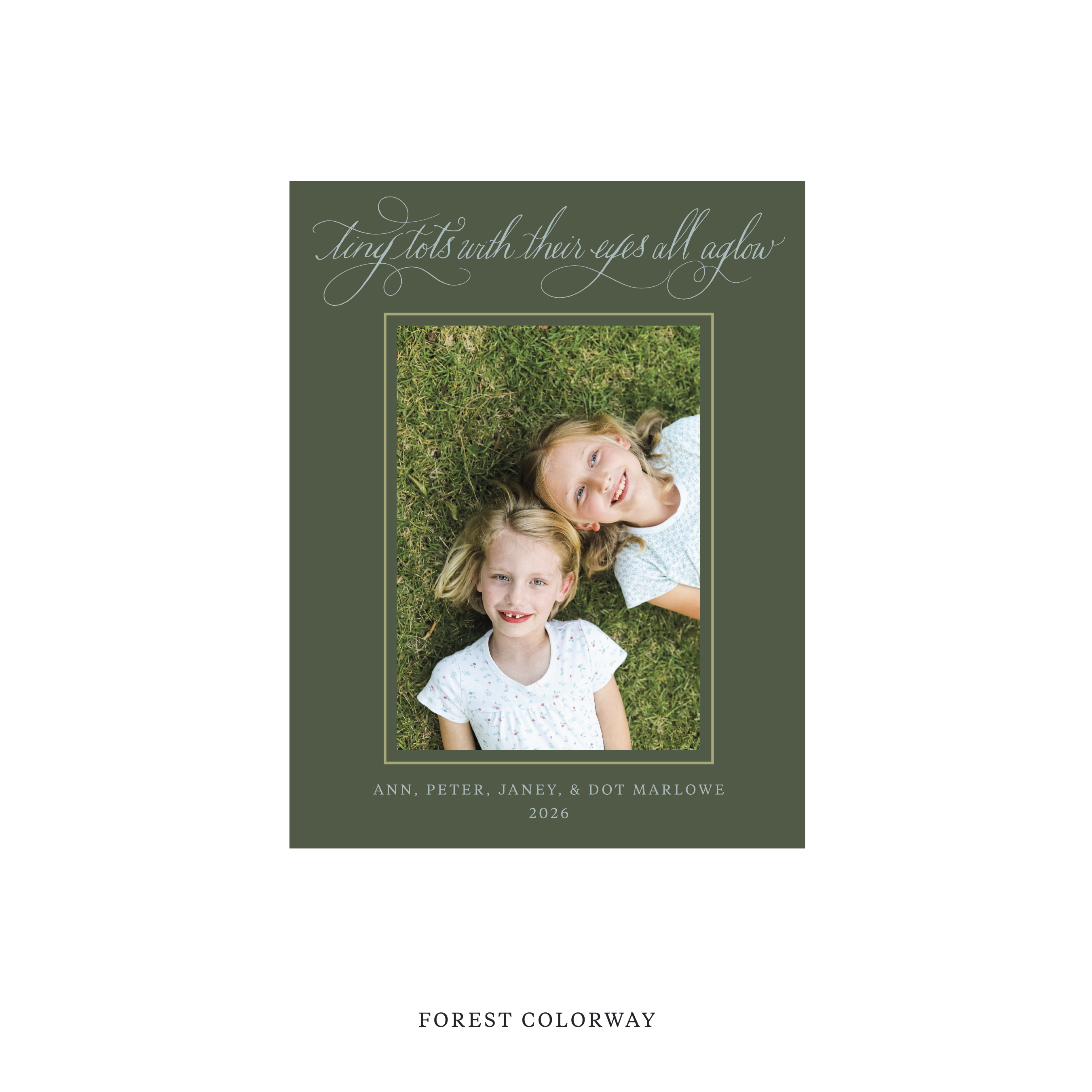 Bexley Classic Flat Print Holiday Card, Small
