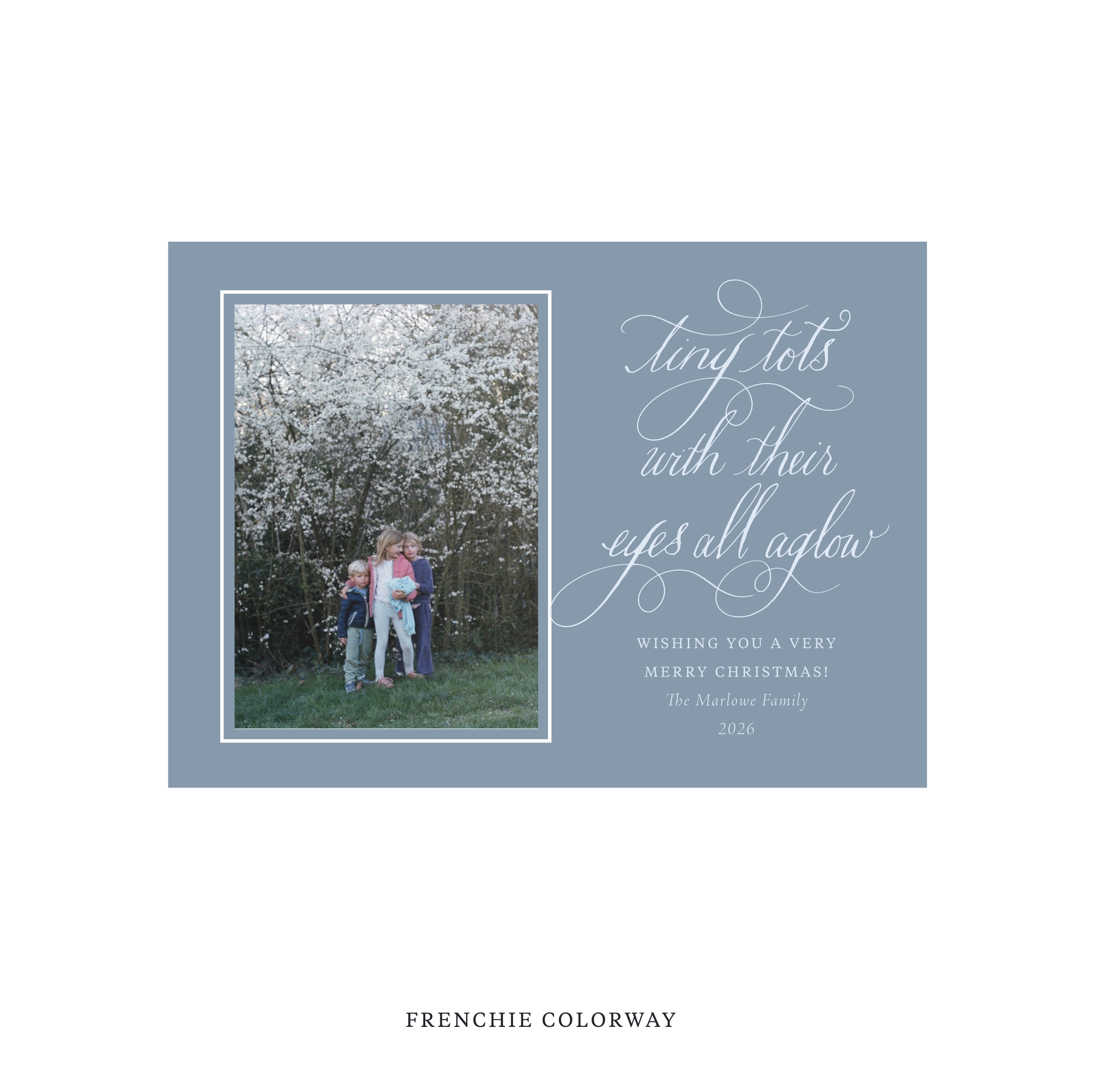 Bexley Classic Flat Print Holiday Card, Medium