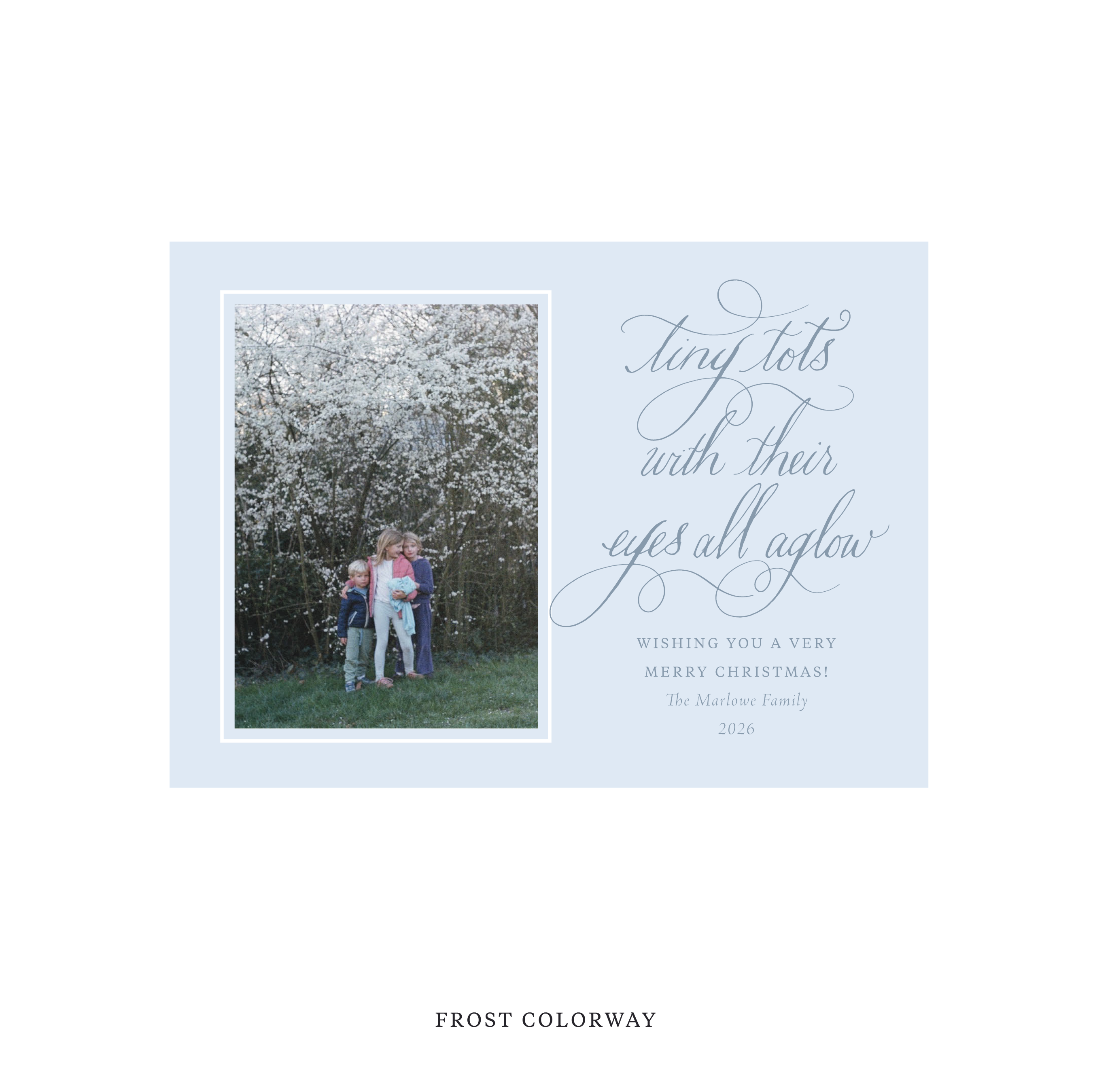 Bexley Classic Flat Print Holiday Card, Medium