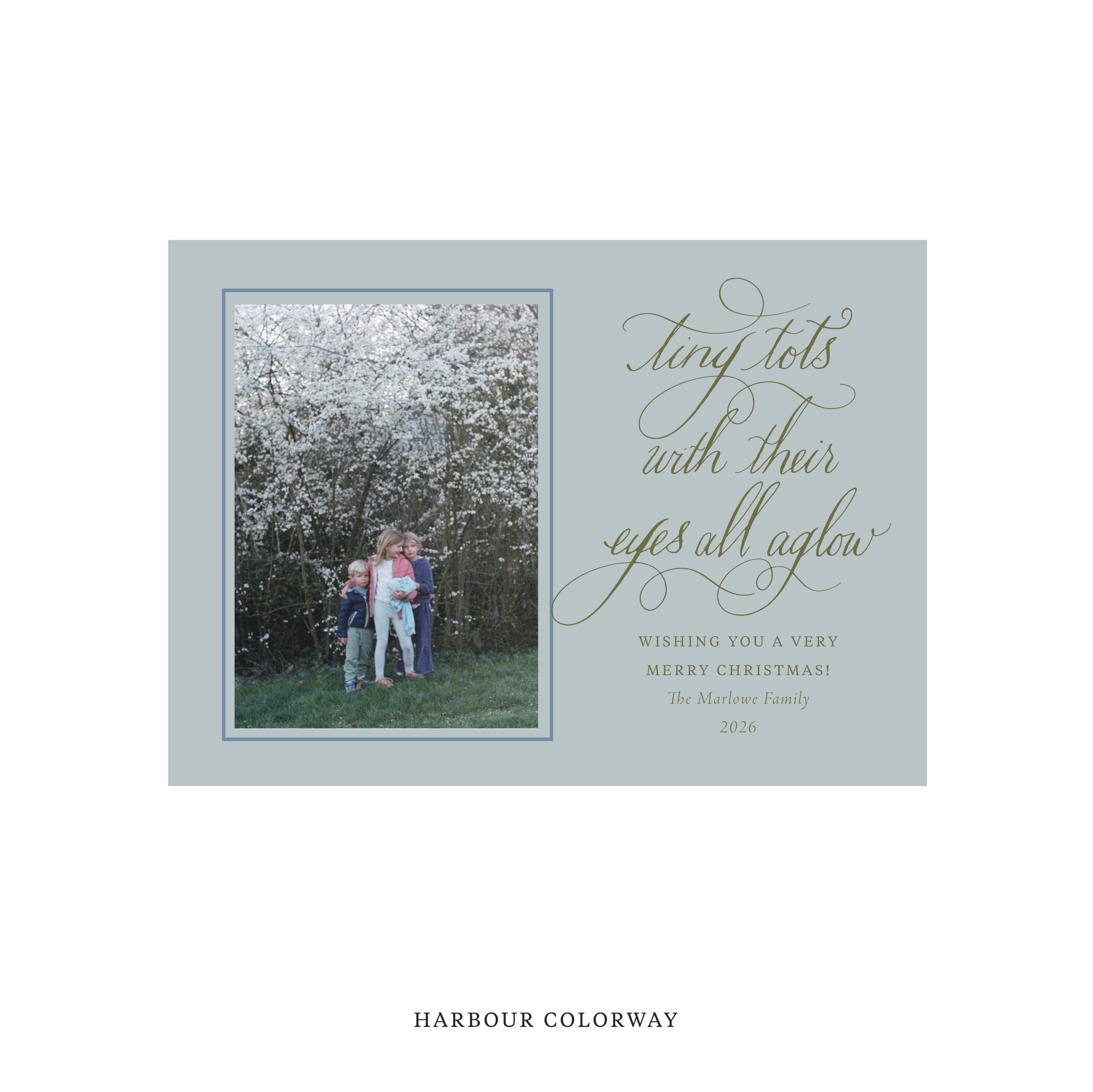 Bexley Classic Flat Print Holiday Card, Medium