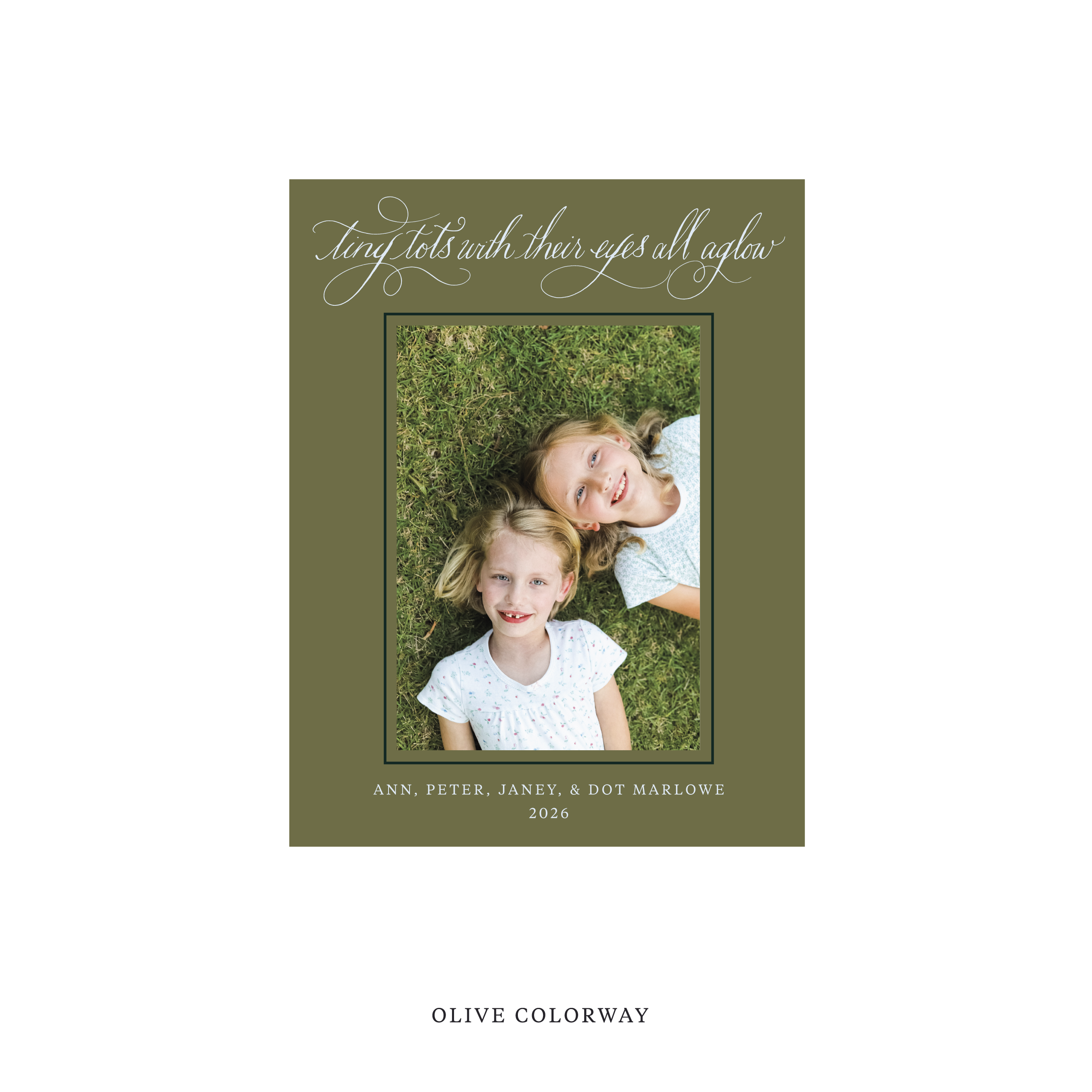 Bexley Classic Flat Print Holiday Card, Small