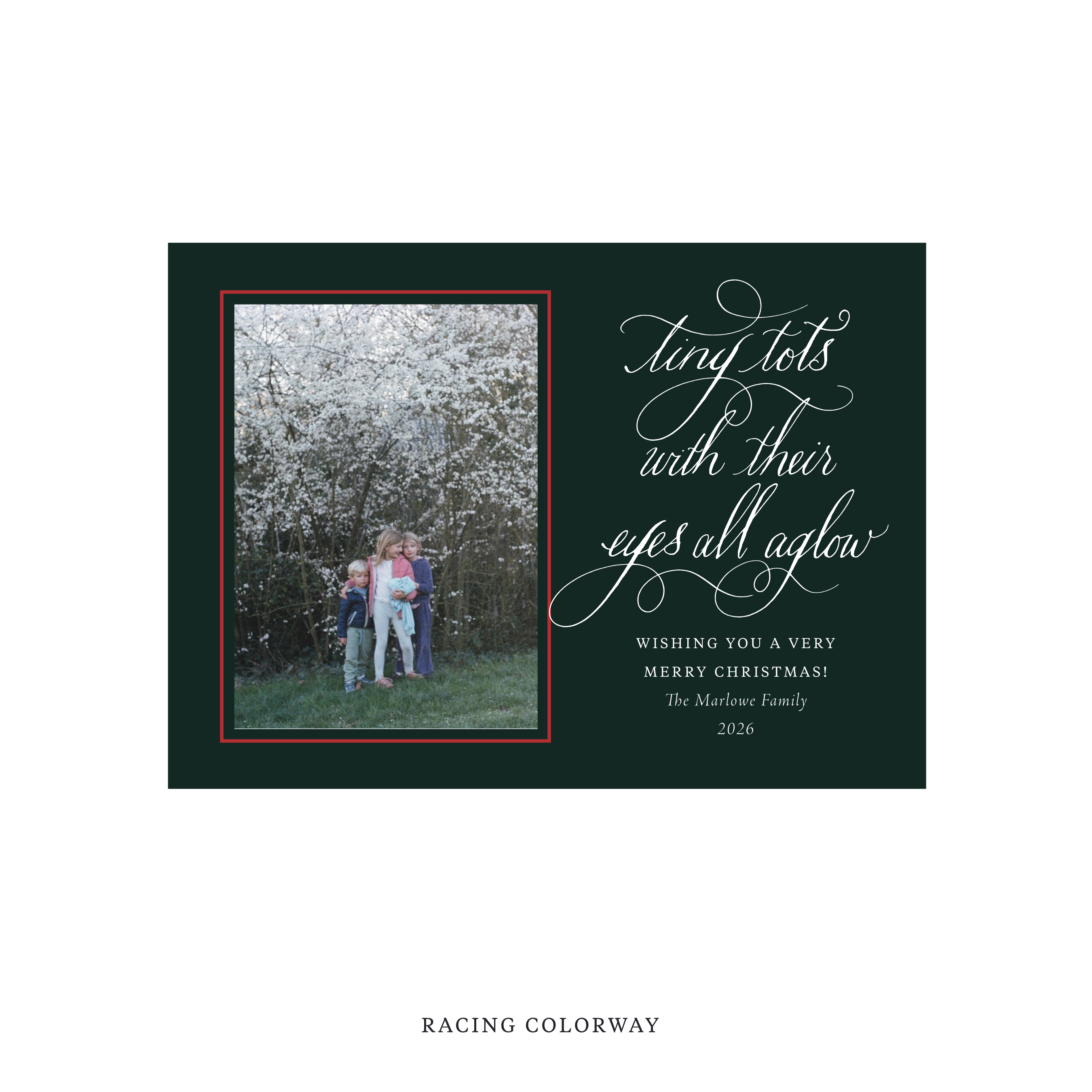 Bexley Classic Flat Print Holiday Card, Medium