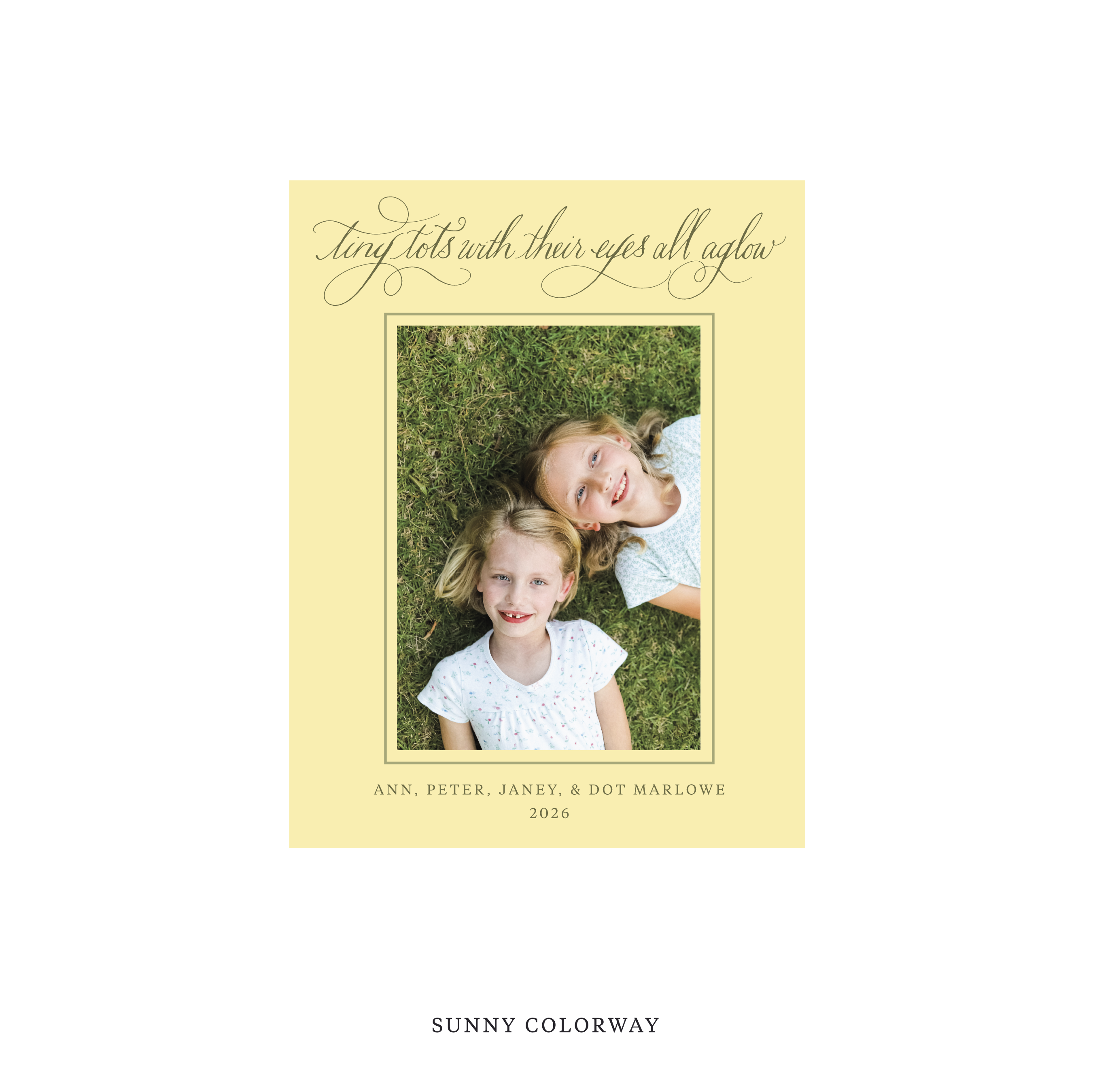Bexley Classic Flat Print Holiday Card, Small