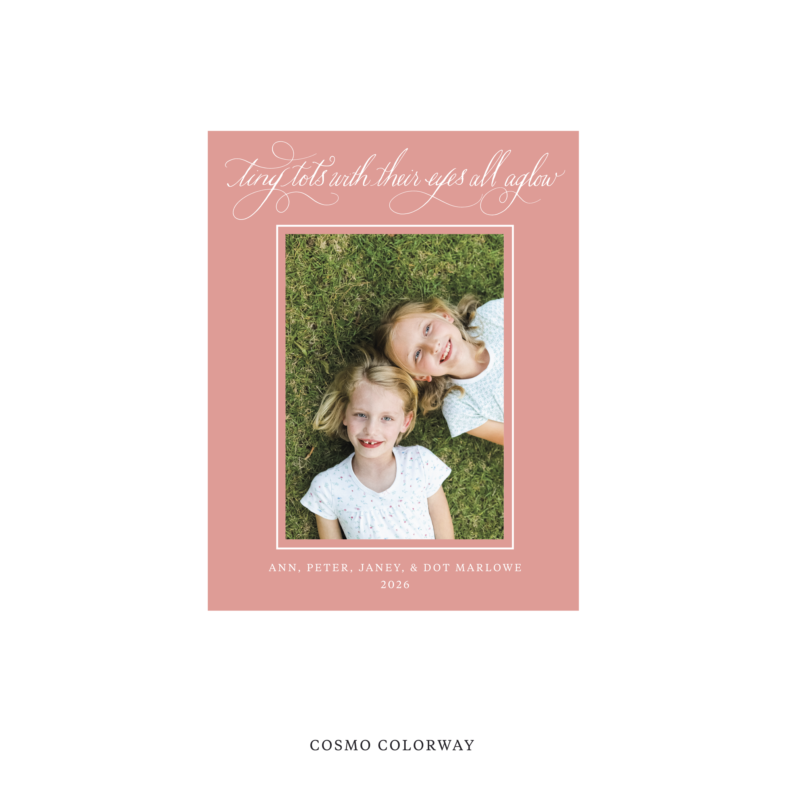 Bexley Classic Flat Print Holiday Card, Small