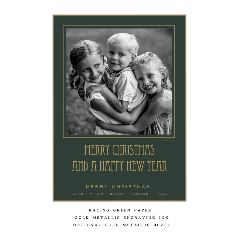 Mars Medium Luxe Holiday Card