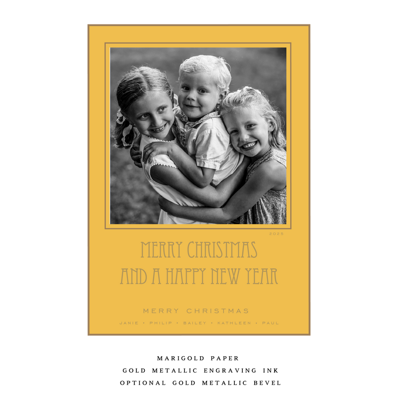 Mars Medium Luxe Holiday Card
