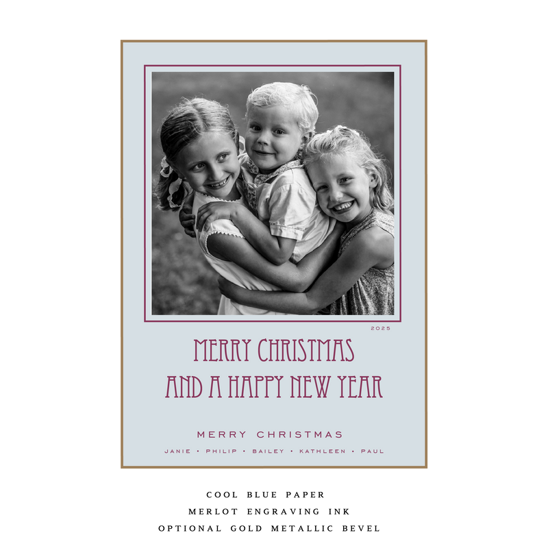 Mars Medium Luxe Holiday Card