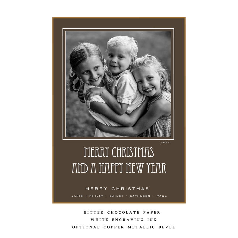 Mars Medium Luxe Holiday Card