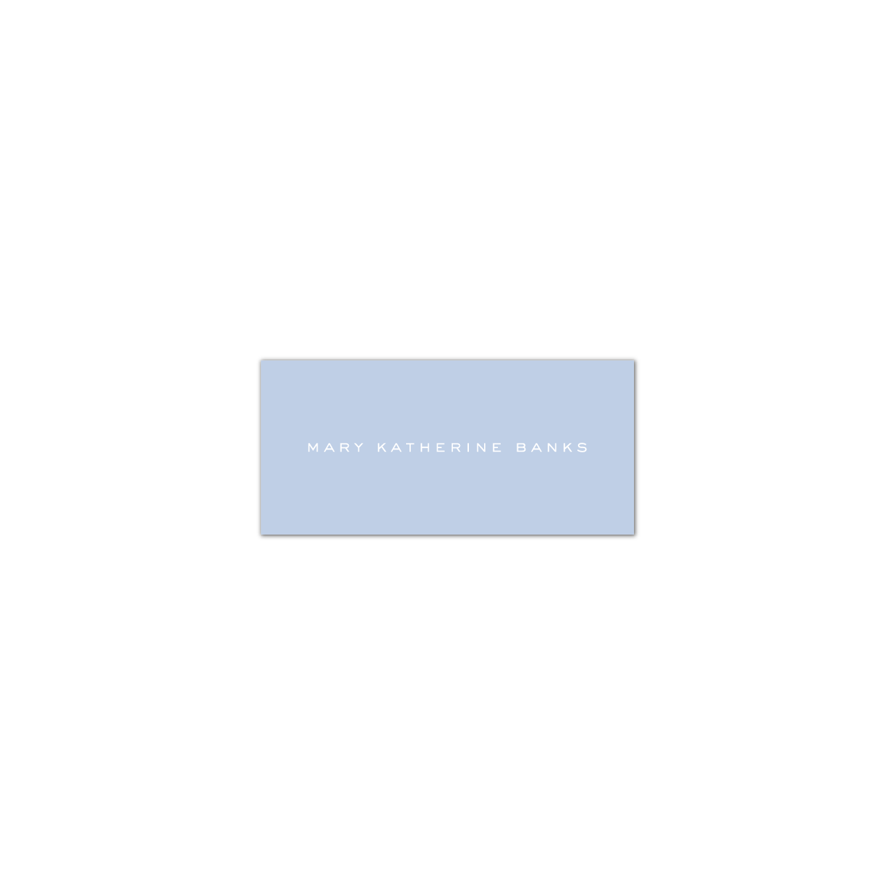 Mary Katherine Engraved Tag