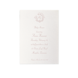 Mayfair Motif Baby Shower Invitation