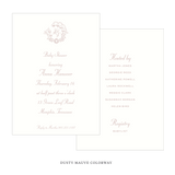 Mayfair Motif Baby Shower Invitation
