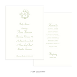 Mayfair Motif Baby Shower Invitation