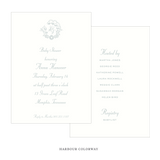 Mayfair Motif Baby Shower Invitation