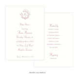 Mayfair Motif Baby Shower Invitation