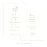 Mayfair Motif Baby Shower Invitation
