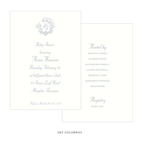 Mayfair Motif Baby Shower Invitation