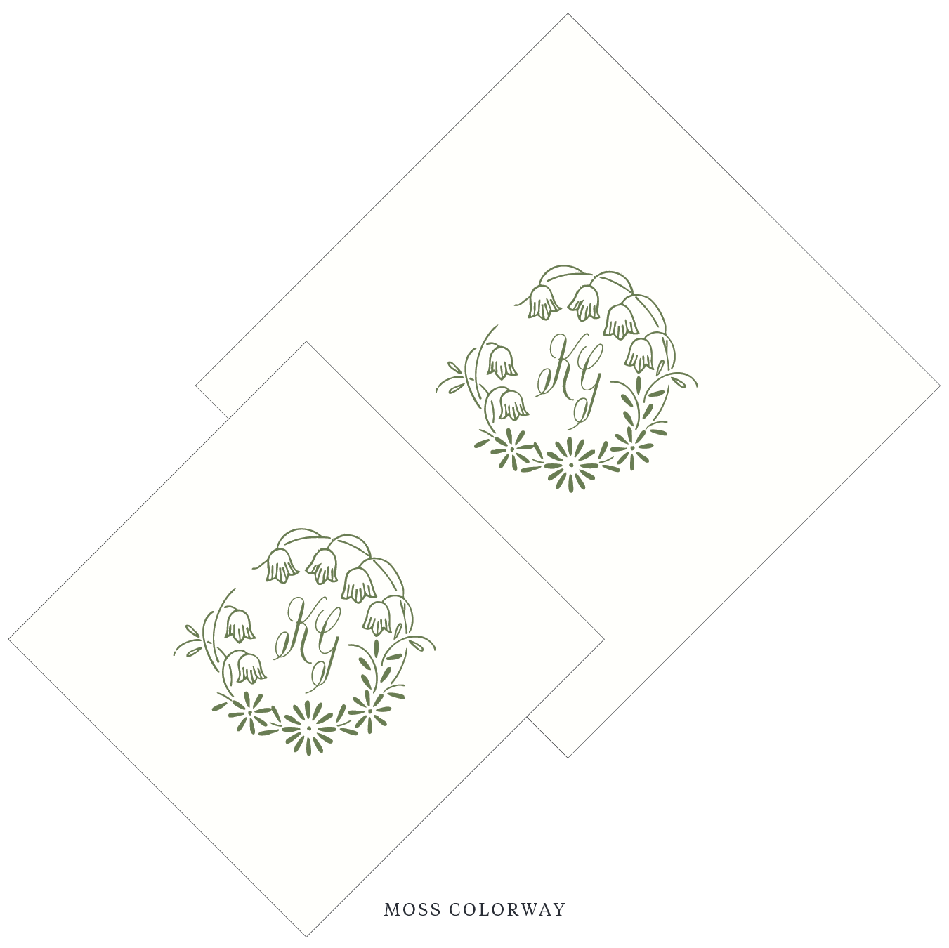 Mayfair Motif Cocktail Napkin