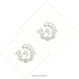 Mayfair Motif Cocktail Napkin