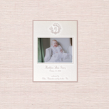 Mayfair Motif Photo Birth Announcement