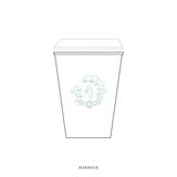 Mayfair Motif Paper Cup | 12 oz with Lid