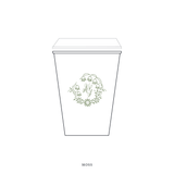 Mayfair Motif Paper Cup | 12 oz with Lid
